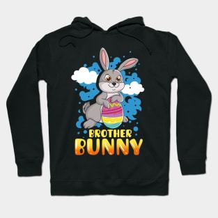 Easter Brother Bunny Funny Bunny Carrying Easter Eggs Hoodie